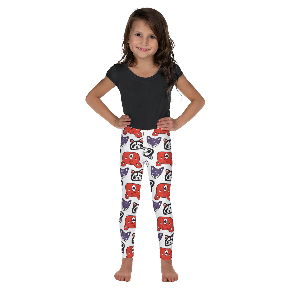 Doodles Collection Little Kid Leggings - BeWILDering - Image 3