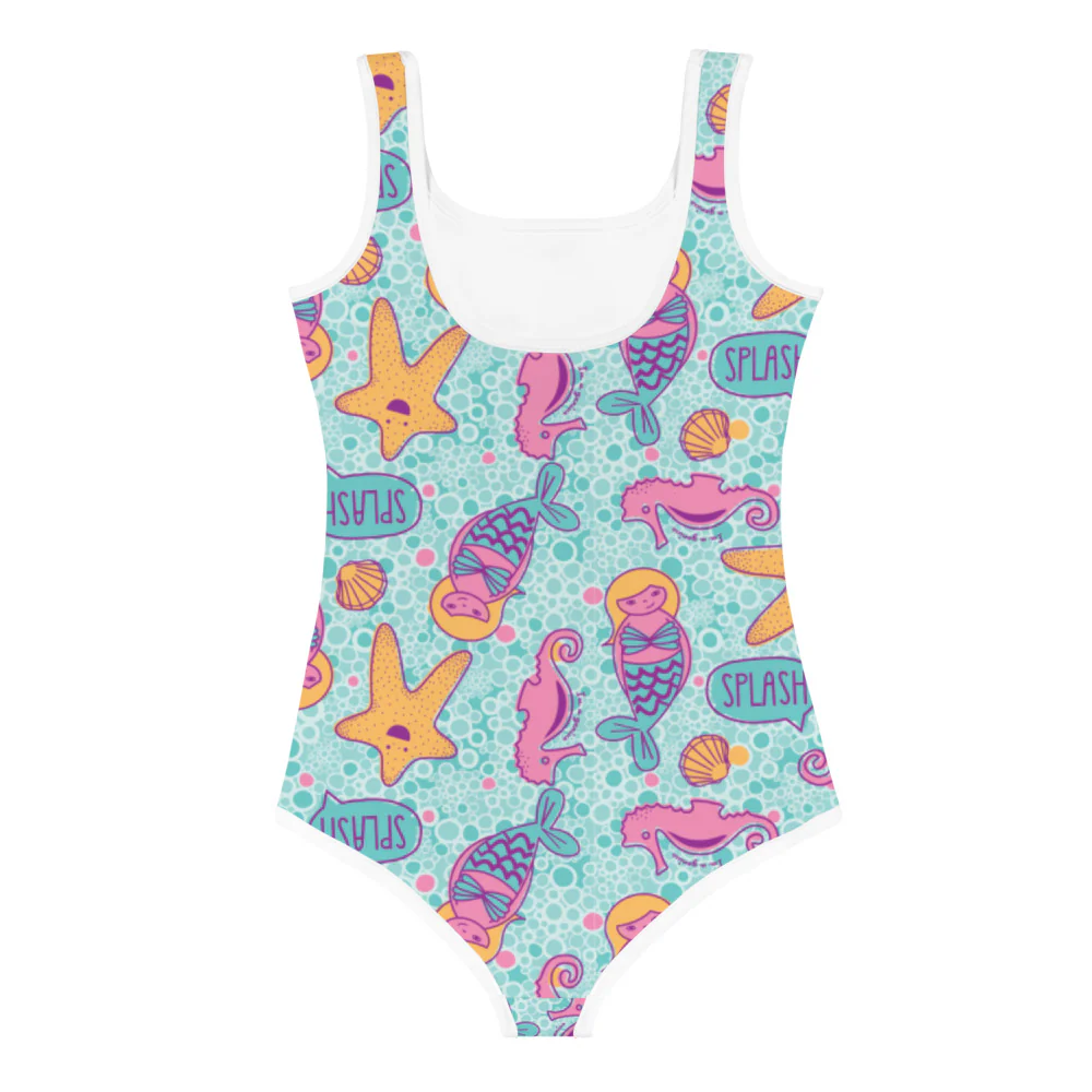 bumGenius Little Kid Swimsuit - Marie - Image 2