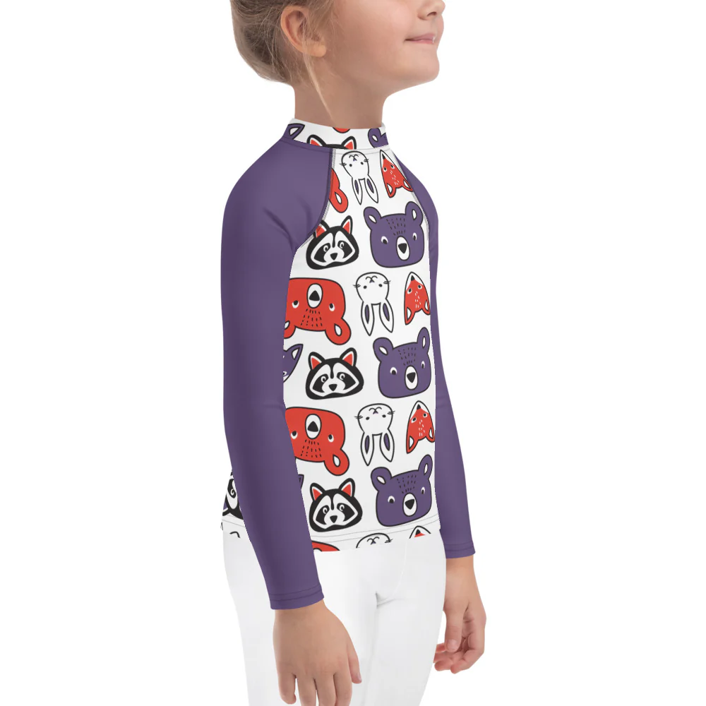 bumGenius Summer Swimwear Little Kid Rash Guard - beWILDering - Image 4