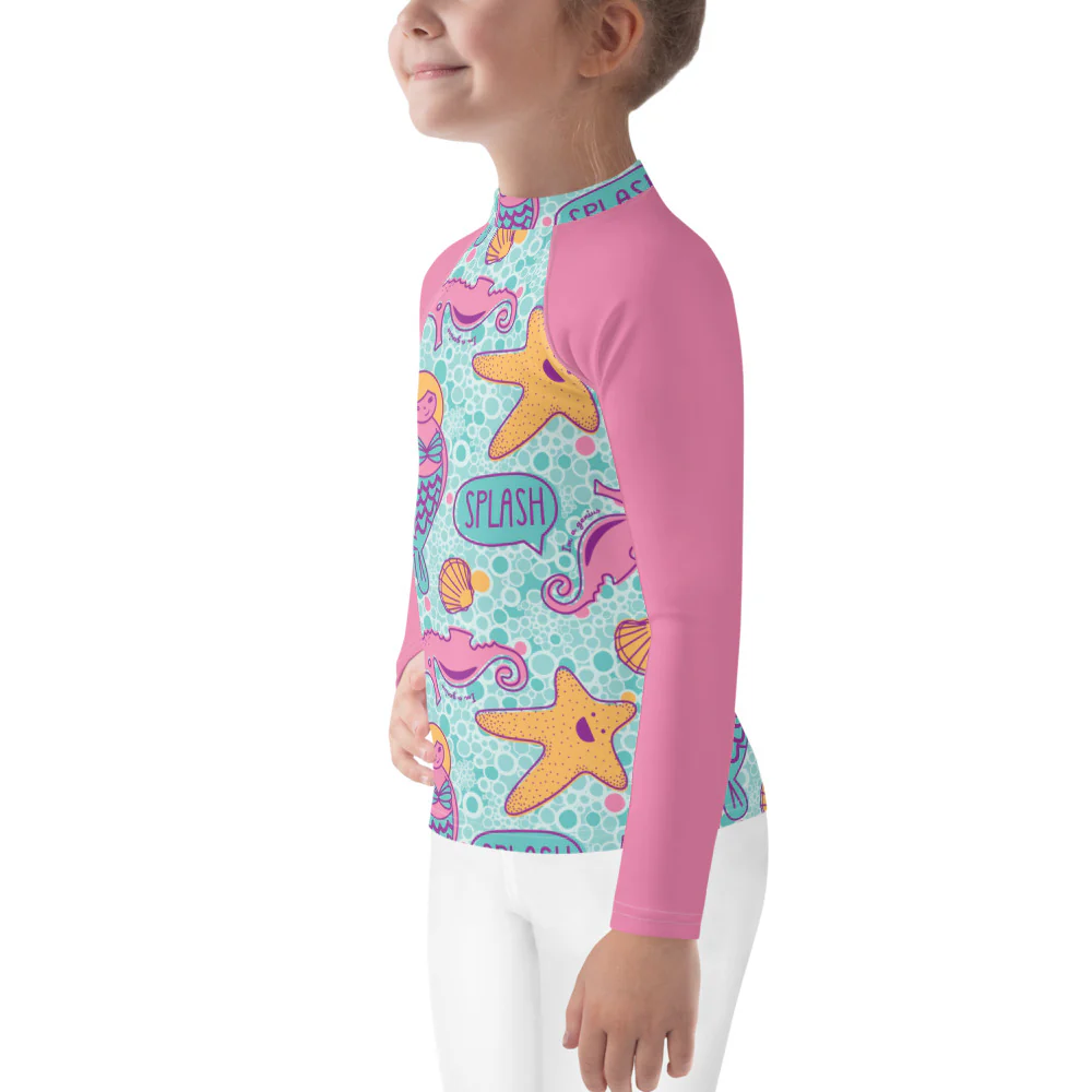 bumGenius Summer Swimwear Little Kid Rash Guard - Marie - Image 3