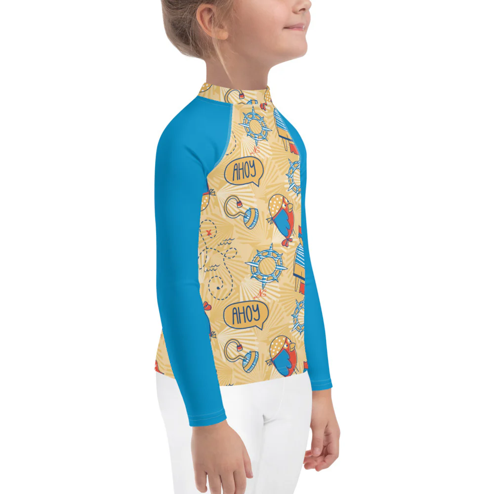 bumGenius Summer Swimwear Little Kid Rash Guard - Spence - Image 4