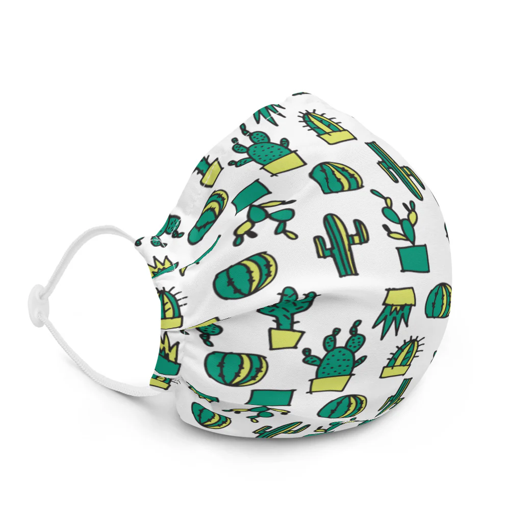 Doodles Collection Adult Mask - CACTacular - Image 5