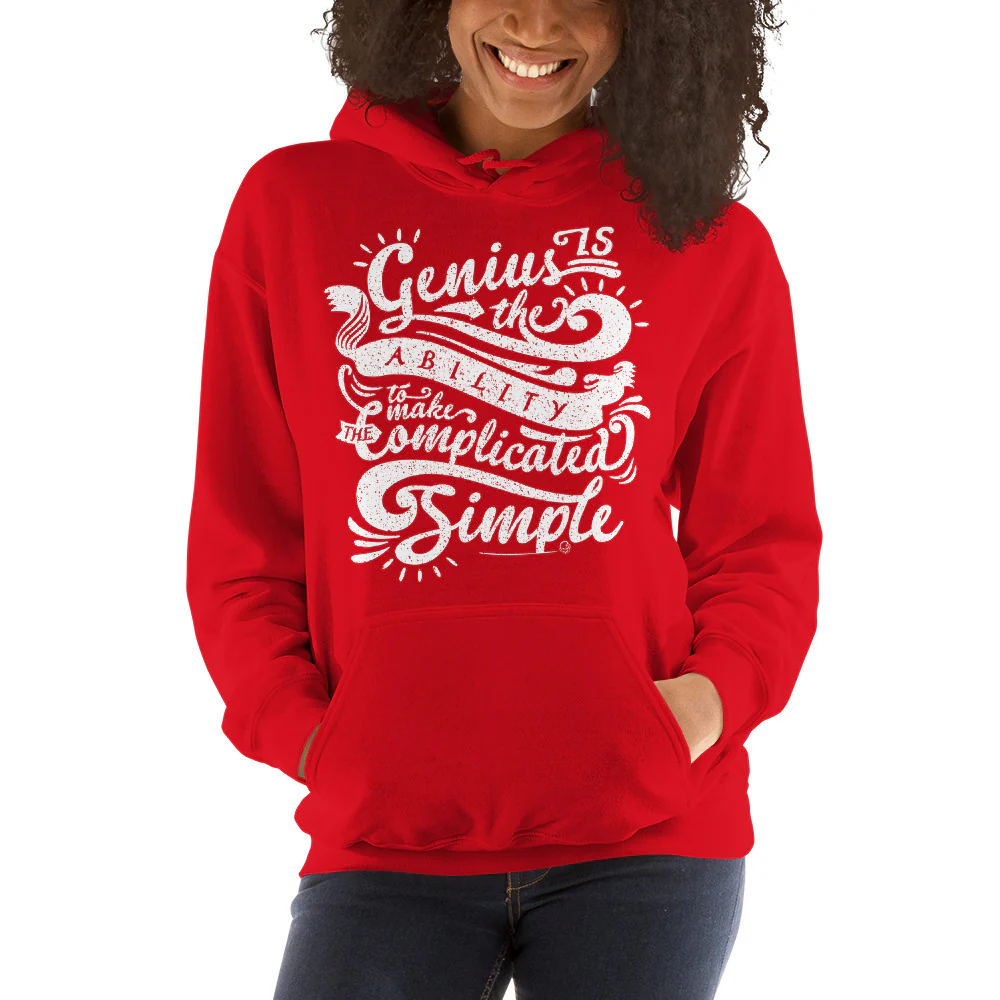 Genius Series Adult Hoodie - Defining Genius - Image 5