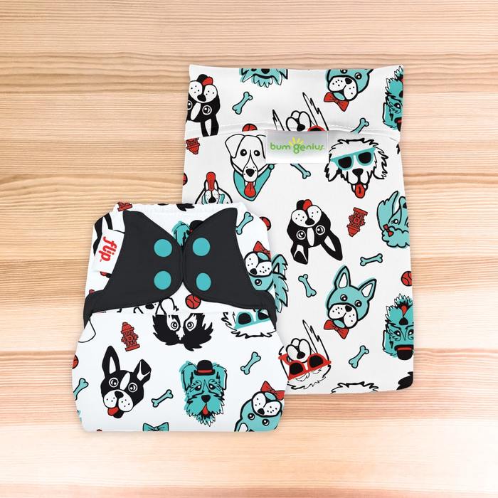 Flip Diaper Cover - The Doodles Collection - Image 4