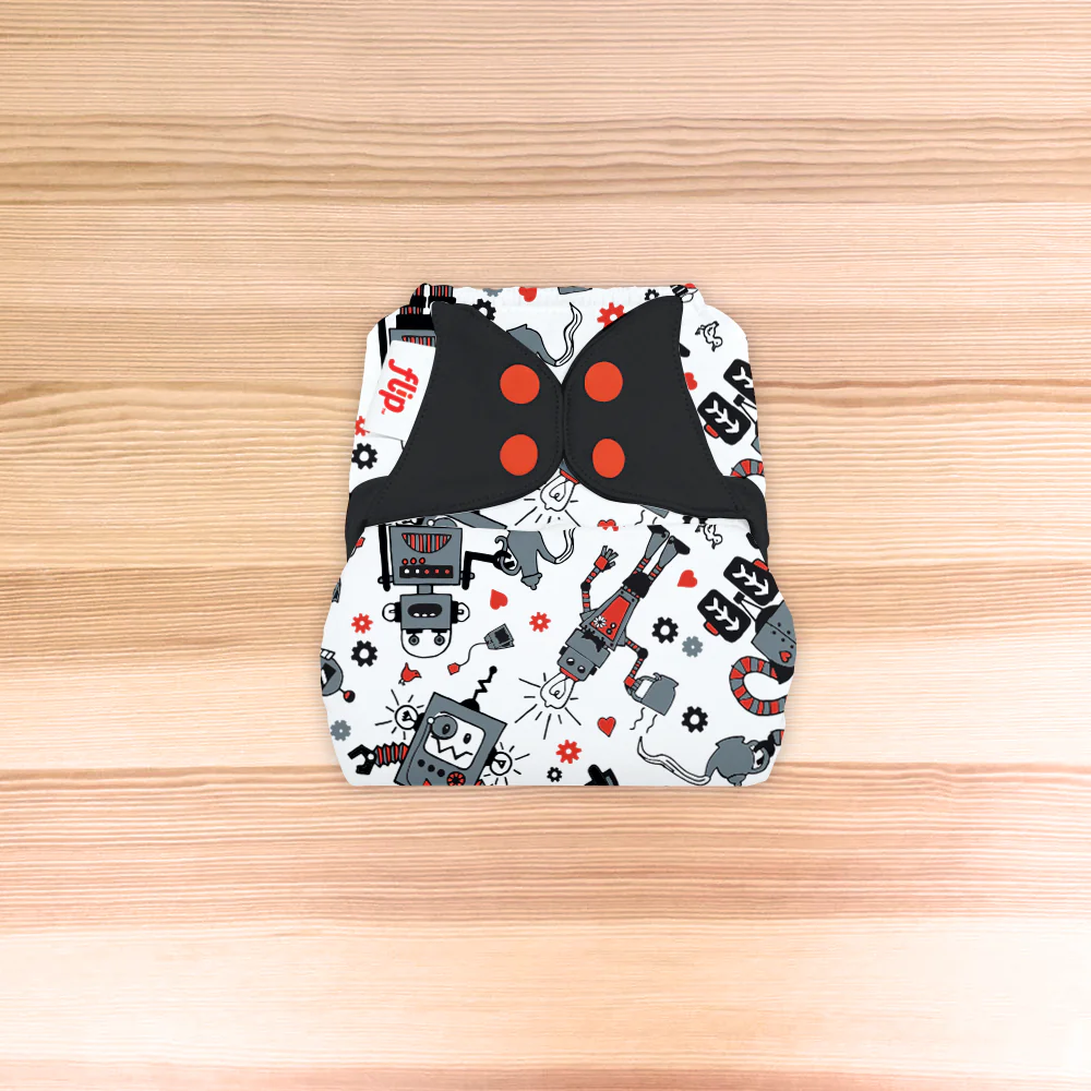 Flip Diaper Cover - The Doodles Collection SINGLES - Image 4