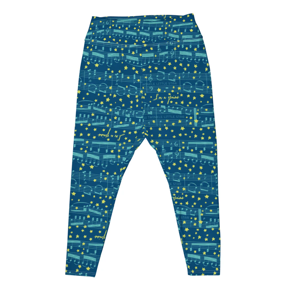 Genius Series Adult Plus Size Leggings - Mozart - Image 3
