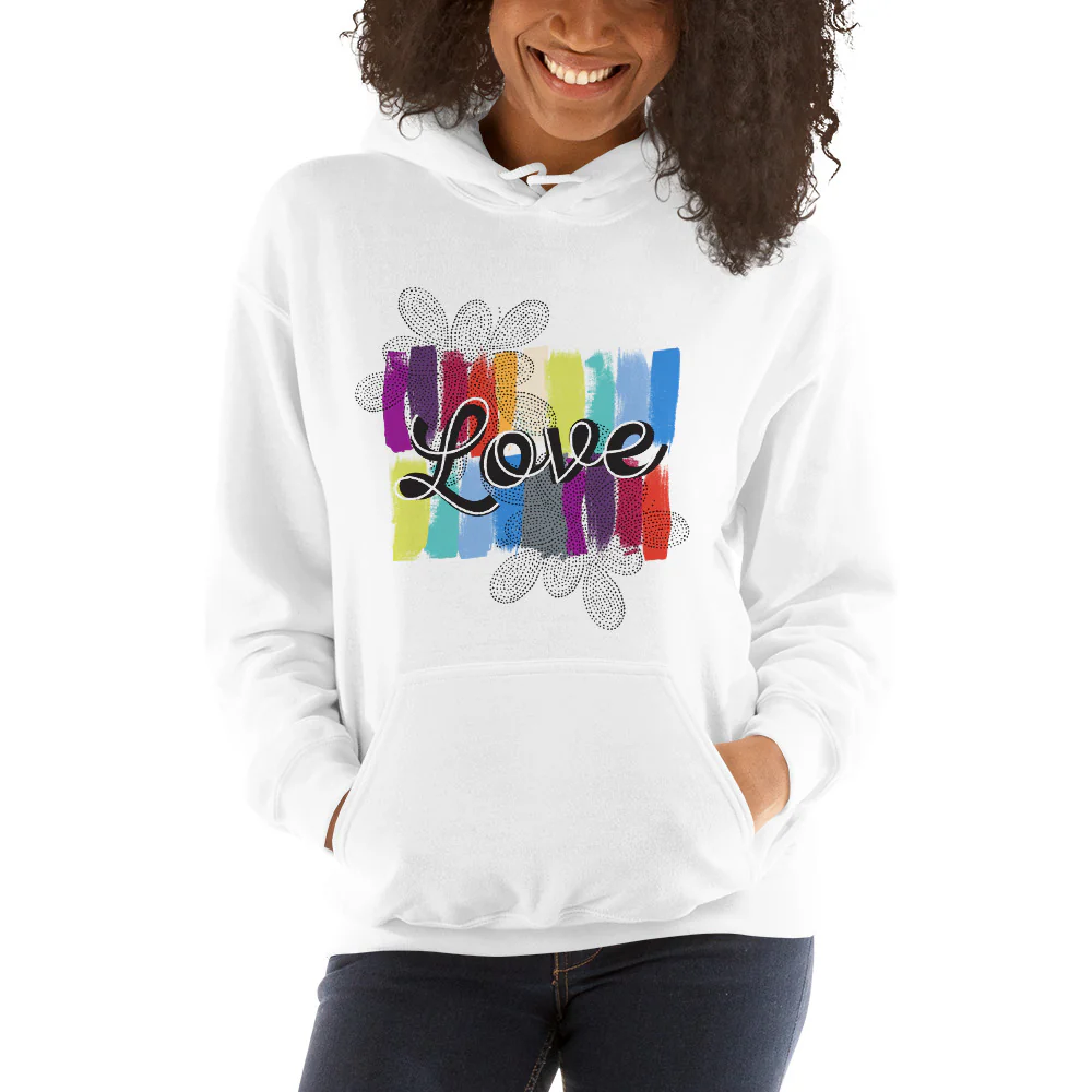 Genius Series Adult Hoodie - Love - Image 3