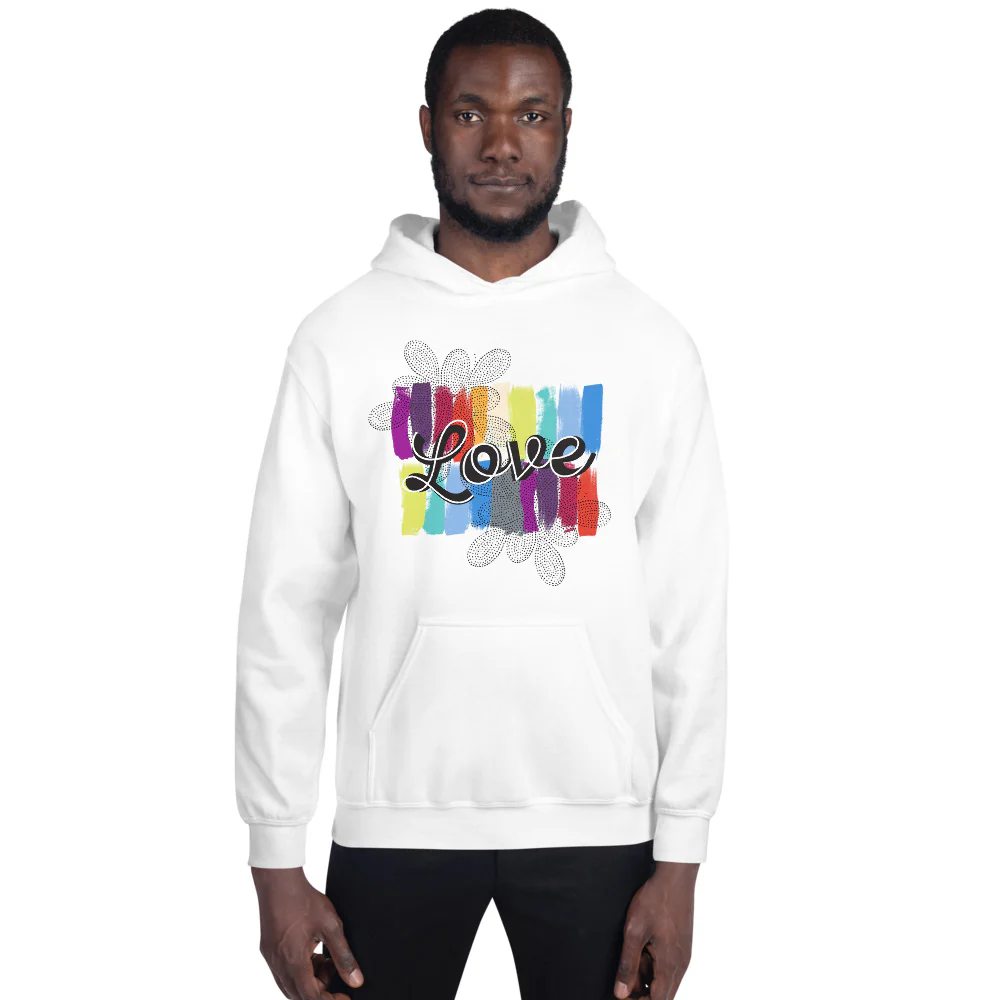 Genius Series Adult Hoodie - Love - Image 4