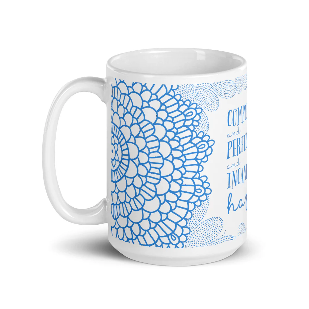 Genius Series - Incandescently Happy - Austen Mug - Image 3