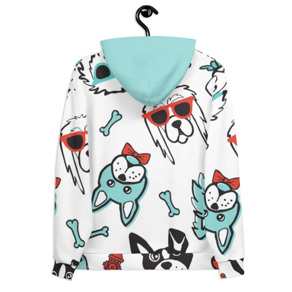 Doodles Collection Adult Hoodie - PAWsome - Image 2
