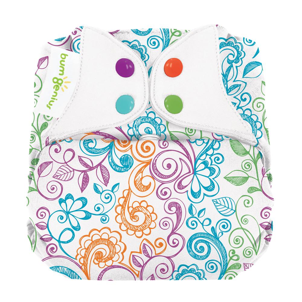 SECONDS: bumGenius Elemental™ (E3) Cloth Diaper - Solids & Prints - Image 21