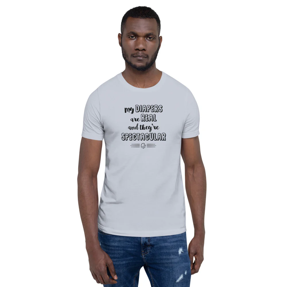 Genius Series Adult Tee - My Diapers Are Real - Image 3